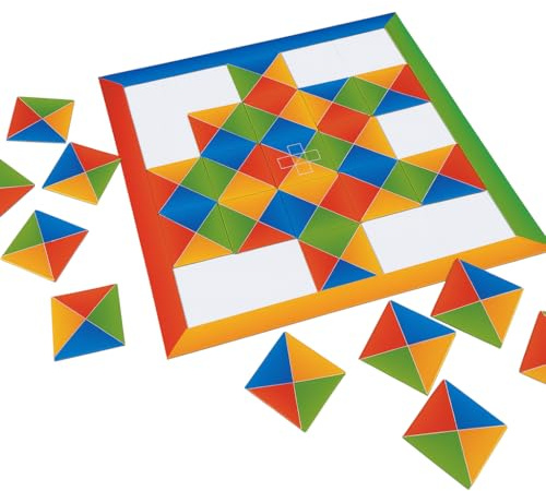United Square – Jeu de société Intelligent et éducatif | Stratégie et réflexion pour Toute la Famille | Reconnu par l’Éducation Nationale, 1 à 4 Joueurs, 15 Min, Conception et Fabrication française