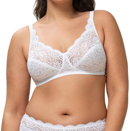 Triumph Women's Amourette 300 N X, Non-Wired Bra, White