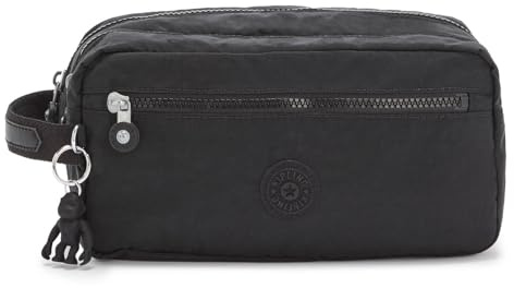 Kipling AGOT Mittelgroße Kosmetiktasche, Reisezubehör, Black (Schwarz)