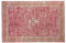 Riess Ambiente Orientalischer Baumwoll-Teppich Old MARRAKESCH 350x240cm rot antik florales Muster Wohnzimmerteppich Läufer Wollteppich