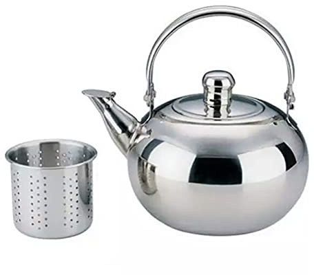 900ml Teapot with Removable Infuser for Home Office Restaurant