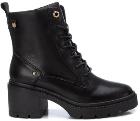 Carmela - Botín Cierre de Cremallera para Mujer, Color: Negro, Talla: 37
