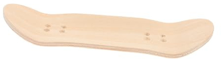 HEMOTON Planche à roulettes Doigts en Bois D'érable 34mm Finition Naturelle, Facile à Monter et Accessoires Inclus, Amateurs de Fingerboard