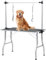 AVOID Klappbarer Trimmtisch für Hunde - Höhenverstellbarer Hundefriseur Tisch, Rutschfester Oberfläche, Edelstahlrahmen & Verstellbarem - Schertisch für Hunde, Schwarz, 90x61cm, 60 kg Tragkraft