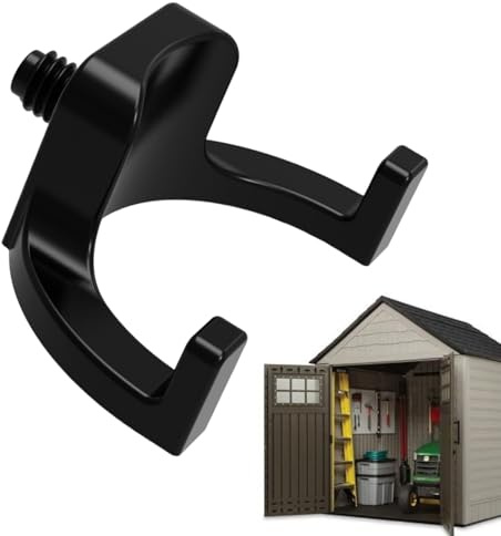 Qizeroty Ganci da Deposito per Sgabuzzini - Ganci Appendiabili Per Garage,Accessori Mensole Appendiabiti Per Articoli Voluminosi Da Parete Giardino