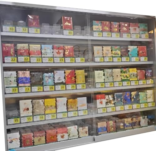 Aluminio Vitrina De Cigarrillos Con Llave De Bloqueo Para Tienda Al Por Menor, 3/4/5/6/7 Estantes - Montado En La Pared Vitrina De Mostrador - Supermercado Armario De Seguridad(62.5x28.8x90cm)