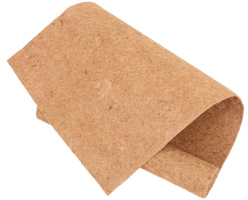 Homoyoyo Alfombra de Fibra Natural para Reptiles, Cama y Sustrato Transpirable, Tamaño 0.5x2m, Uso en Terrarios para Tortugas y Reptiles Domésticos