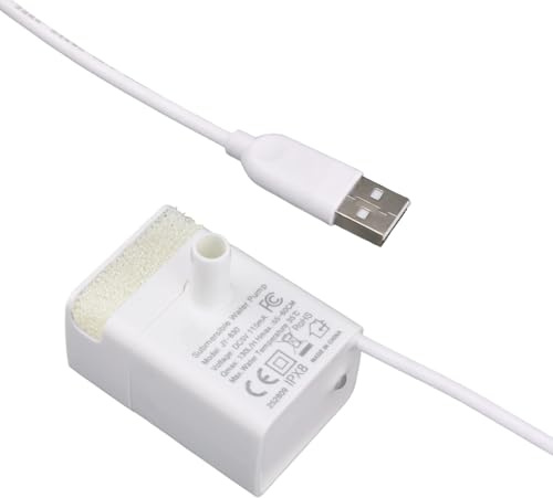 BTFO Pompa di Ricambio JY-830 per Fontana Animali Domestici, Pompa Fontana gatti con Interfaccia USB Compatibile con Fontane per Animali Domestici in Acciaio Inossidabile da 2,2L 3,2L 4L e 7L