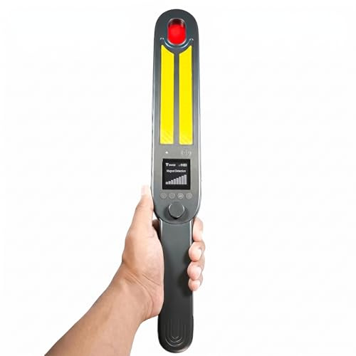 Scanner Anti-Spia Professionale per Bonifiche Ambientali - Rilevatore Telecamere Nascoste e GPS Tracker - Cercacase Microfoni e Segnali Radio RF - Display Digitale - Sicurezza Casa Ufficio (SafeScan)