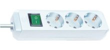 Brennenstuhl 1152920 multiprise, 230 V, blanc, 20,5 cm