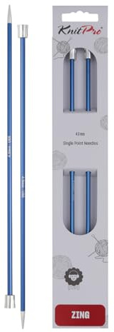 KnitPro Zing Single Pointed Needles 10 (25cm) | 4.00mm