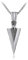 Retro Stil Anhänger Halskette Herren mit Halskette Edelstahl Silber 60 cm Kette Männer