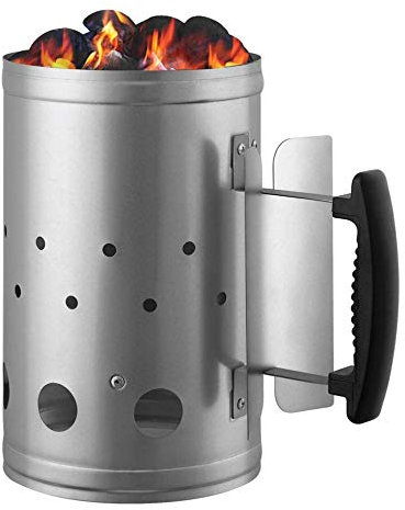 Siam Express BBQ Chimney Starter Charcoal Coal Starter Quick Start Barbecue Lighter Burning with Safety Handle
