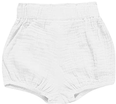 UTTPLL Shorts-Newborn-Cotton-Bloomer-Triangle White Infant Cute PP Pants Toddler Casual Bubble Bloomers Baby Girls Boys Pull On Shorts Basic Bottom Diaper Covers 9-12 Months