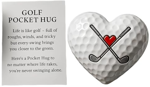 Fickgolfboll Hjärtformad Golfboll Dekoration