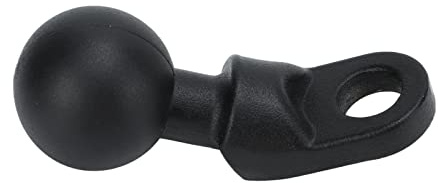Qudinip Adaptateur de Boule de Rétroviseur 1 Pouce, Support de Montage de Téléphone de Vélo en Alliage D'aluminium avec Trou de Montage de 10 Mm, pour Appareil de Navigation de