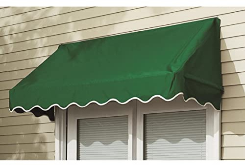 CASTLECREEK 6' Window Door Awning Sun Shade Canopy Outdoor Patio Cover Hunter Green