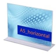 Jansen Tischaufsteller TA5PXS, A5, quer, transparent