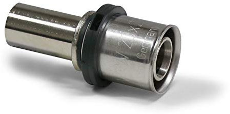 Sanpro Pressfitting Übergang TH Kontur für Kupfer-Fittings, Größe 20x2 - Abgang 18 mm (THPRESS)
