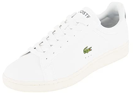 Lacoste Herren Low-Top Sneaker T-Clip 0120 2 SMA, Männer Halbschuhe,schnürschuhe,schnürer,Business,Freizeit,WHT/DK GRN (1R5),43 EU / 9 UK
