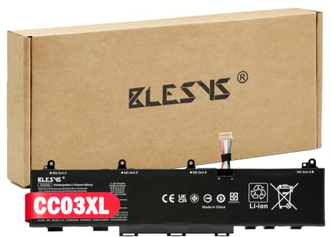 BLESYS CC03XL laptop-batteri för HP EliteBook 830 835 840 845 G7 G8, ZBook Firefly 14 G7 G8 Workstation, Probook 635 Aero G7 G8 HSTNN-DB9Q L77608-2C1 L77608-421 L785555-005 CC03053XL-PL 11,4 V