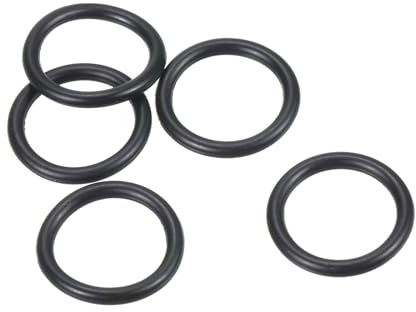 PATIKIL 20 Stück Dichtungsringe O-Ringe Gummidichtung 22mm AD 18mm ID 2mm Dicke Nitrilgummi Unterlegscheibe Dichtungssatz Gummischeiben für Auto Klimaanlage Wasserhahn Rohr Schwarz