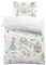 MUSOLEI Funda nórdica Princesa Unicornio Funda de edredón para niñas 135x200cm Cama Individual Infantiles Microfibra Impresión 3D 1 Juego de Ropa de Cama 1 Funda de Almohada 50x75cm
