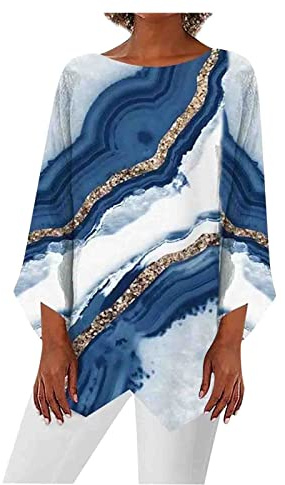 Lxitoler Camicia Donna Elegante Camicetta Maniche Lunga Oversize Cotone E Lino Comode Blusa Camicia Casual Curvy da Lavoro Estive T-Shirt