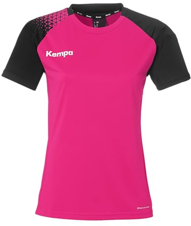 Kempa Maglietta Ambition 28 a Maniche Corte da Pallamano, Maglietta Sportiva per Bambini e Adulti, Maglia da Pallamano per Donne e Ragazze, Taglio Sciancrato