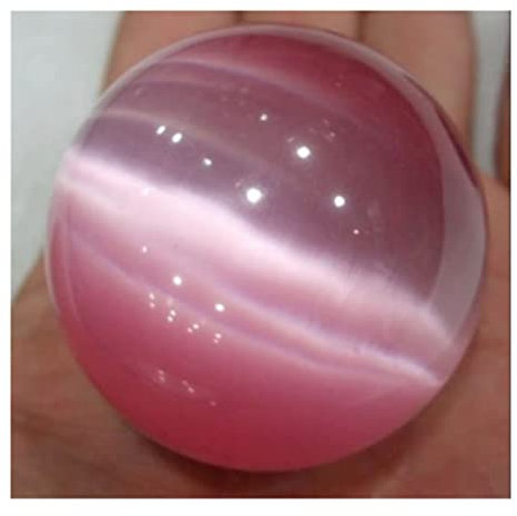 SHAFACIAL Boule de Pierre Opale Rose, Boule de Cristal/gemme Soutien Spirituel