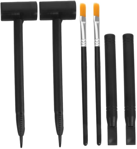GETAJGHSD 2ensembles Kit Archéologique De Pierres Précieuses Fouille pour Garçon Fille Outils De Creusement Découverte Jouets Excavation Petites Pelles Brosses Marteaux