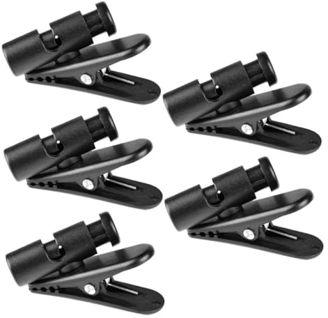 OATIPHO Sujetacables para Micrófono y Auriculares 5 Piezas Grandes Abrazaderas para Cables de Auriculares y Micrófono Color Moderno Clips Prácticos para Organización y Fijación de