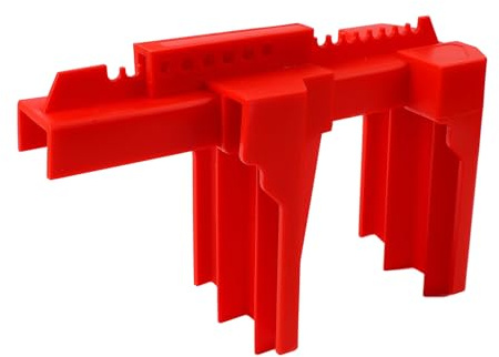 Floolinct Dispositivo di bloccaggio della maniglia della valvola di bloccaggio della valvola a sfera per carichi pesanti regolabile per dispositivi di tagout di bloccaggio industriale