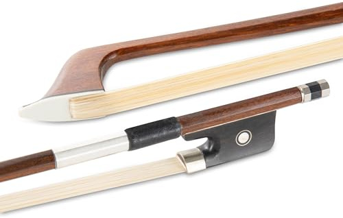 Gewa 404572 Arco para Cello Madera Brasil Estudiante 3/4, Crines Naturales, Octogonal