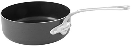 Mauviel1830 – Me STONE3 861124 – Frying Pan – 24 cm, Aluminium, Black, 28 cm