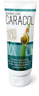 Orange Care Baba de Caracol feuchtigkeitscreme mit Schneckenschleim (100 ml), Handcreme für trockene Hände - Pflegt, regeneriert, nährt und macht die Haut geschmeidig. Für Männer und Frauen