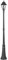 Lampione da esterni 'Edana' (Antico) colore Nero, in Alluminio (1 luce, E27) di Lindby | Candelabro, lampada da esterni