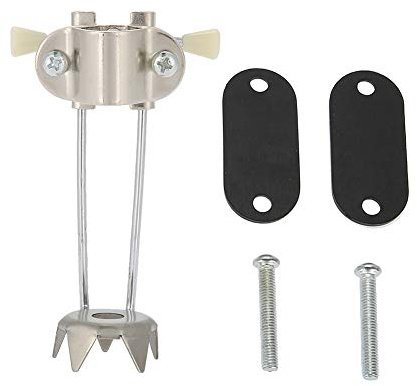 Embouts de Canne à Glace, Embouts de Canne à Glace antidérapants pour bâtons de Marche, bâtons de Trekking, pliants, Cannes en Bois, Attaches à béquilles à 5 Doigts pour l'hiver