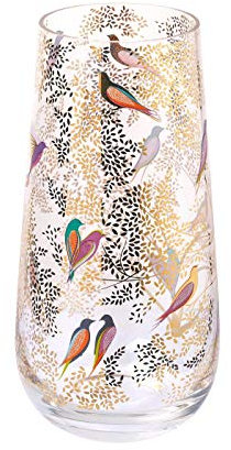 Sara Miller SM79259-XD Portmeirion Medium vase Chelsea Collection Bird in Tree, Porcelain