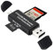 USB SD Card Reader and Adapter for Camera, Memory Card, and Micro SD - External Card Reader