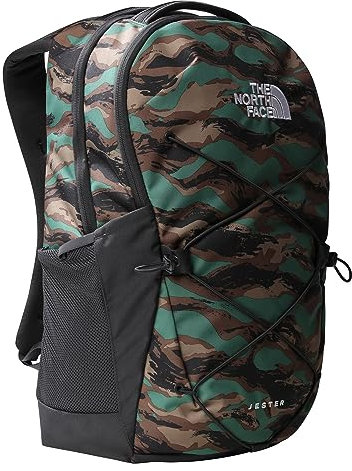 THE NORTH FACE Jester Schul-Laptop-Rucksack, Deep Grass Green Painted Camo Print/Asphalt Grey, Einheitsgröße