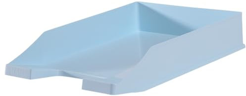 HAN Briefablage KLASSIK, 10 STÜCK Schreibtisch Organizer, Bürobedarf, Ablagefächer, Büromaterial, Briefkorb, Dokumentenablage, bis Format A4/C4, 1027-X-884, Pastellblau