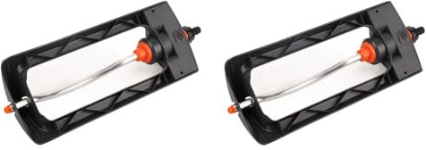 2 Pcs Oscillating Sprinkler, Aluminum Alloy Pipe Oscillating Lawn Sprinkler Automatic for Field Cooling