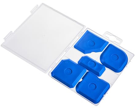 AVENDO Fugenglätter Set 5-teilig – Silikon Abzieher Fugen | Professionelles Silikonfugen Abzieher Set Für Perfekte Ergebnisse Bei Präzisen Fugenarbeiten (Blau) Mit Praktischer Aufbewahrungsbox