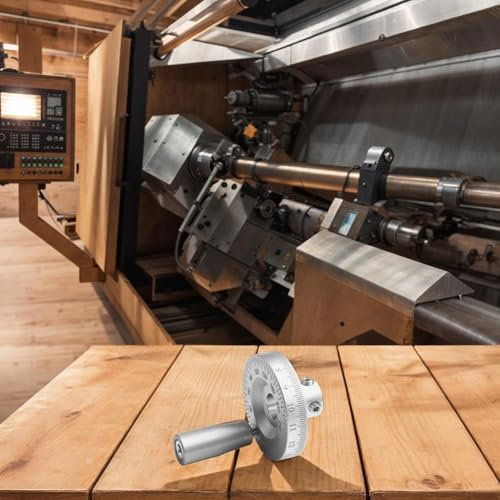 Rueda de mano robusta de aleación de aluminio de 42 mm para tallado de precisión en aparatos eléctricos y maquinaria (8 mm)