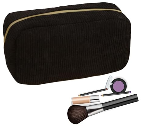Trousse ?Kritor bärbar Avec Fermeture Éclair – Pochette Multifonction Pour Stylos, Gommes Et Fournitures Scolaires – Étui Organisateur Compact Et Durable Pour École, Bureau, Étudiants, Et, Svart