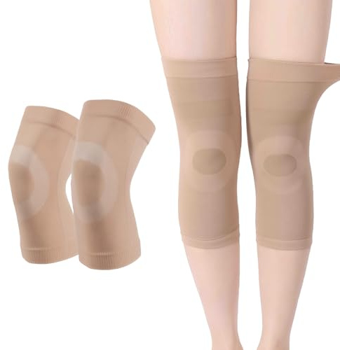 1 paire genouillere arthrose genou,genouillere arthrose genou,genouillère rotulienne,pour l'arthrite du genous,le LCA,la récupération du genous après une blessure,le support du genoues(teint,XXL)