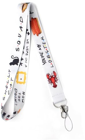 AMSLSIU Porta badge per telefono resistente all'usura e alla corrosione e cordino ben fatto per chiavi, porta badge identificativo, ID
