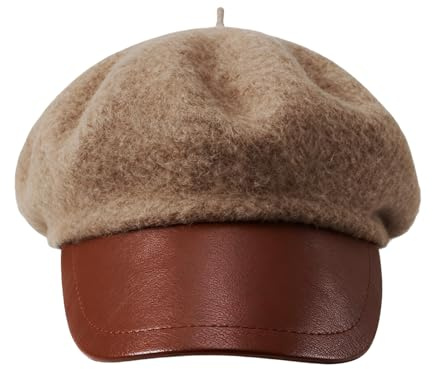 Salyeeluly Gorro Boina - Sombrero De Lana Francés De - Boina para Mujer con Estilo Clásico Y Vintage | para Niñas Invierno Damas Navidad Otoño Primavera Vacaciones Cumpleaños