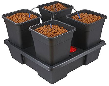 Wilma 4 Pot Big 18L Pots Dripper System Hydroponics